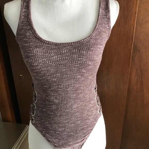 Lace up side body suit - Picture 1 of 3